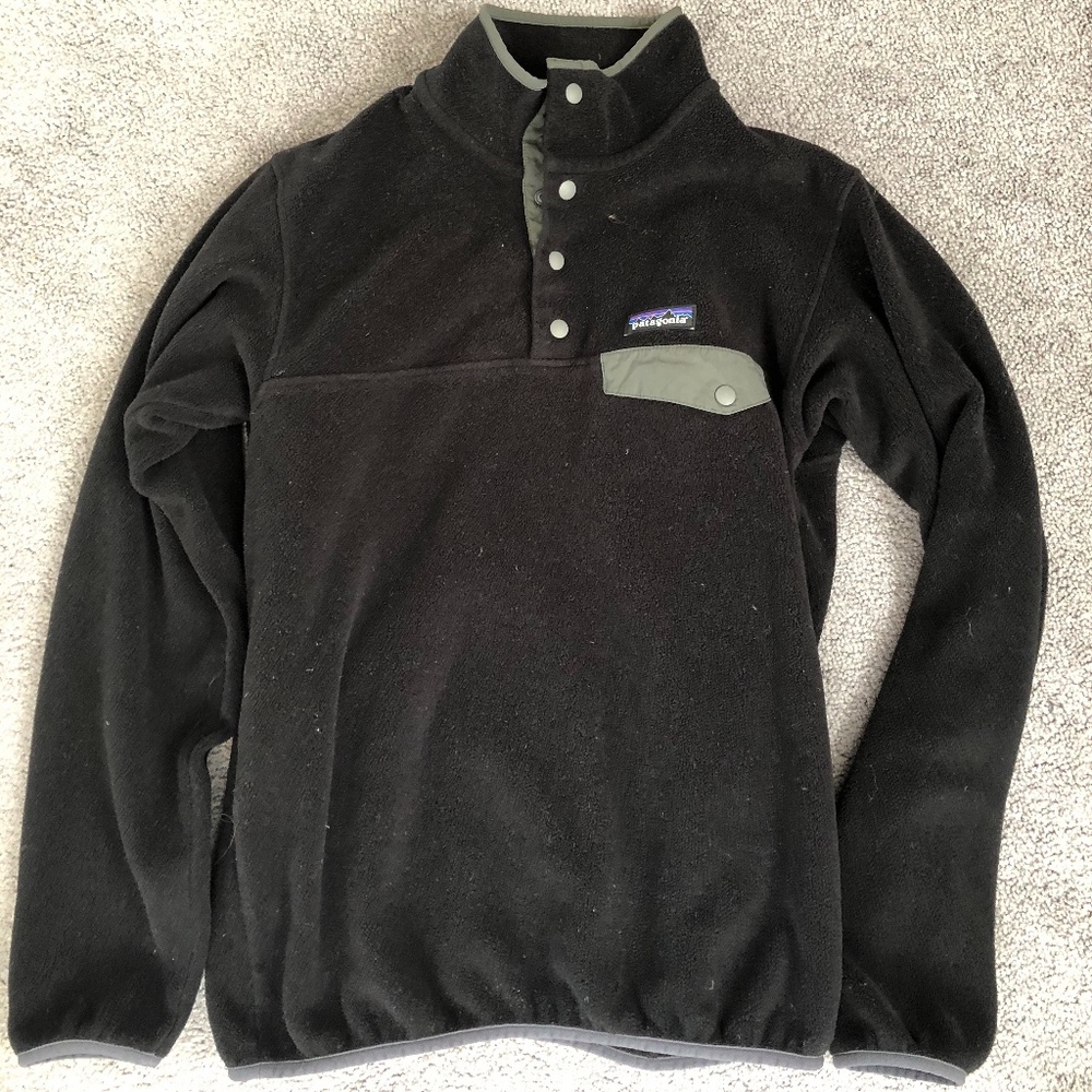 Womens Patagonia Synchilla Blk S